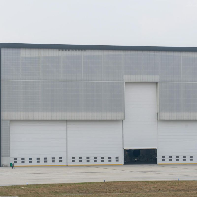 Interior of a modern industrial style training facility